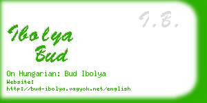 ibolya bud business card